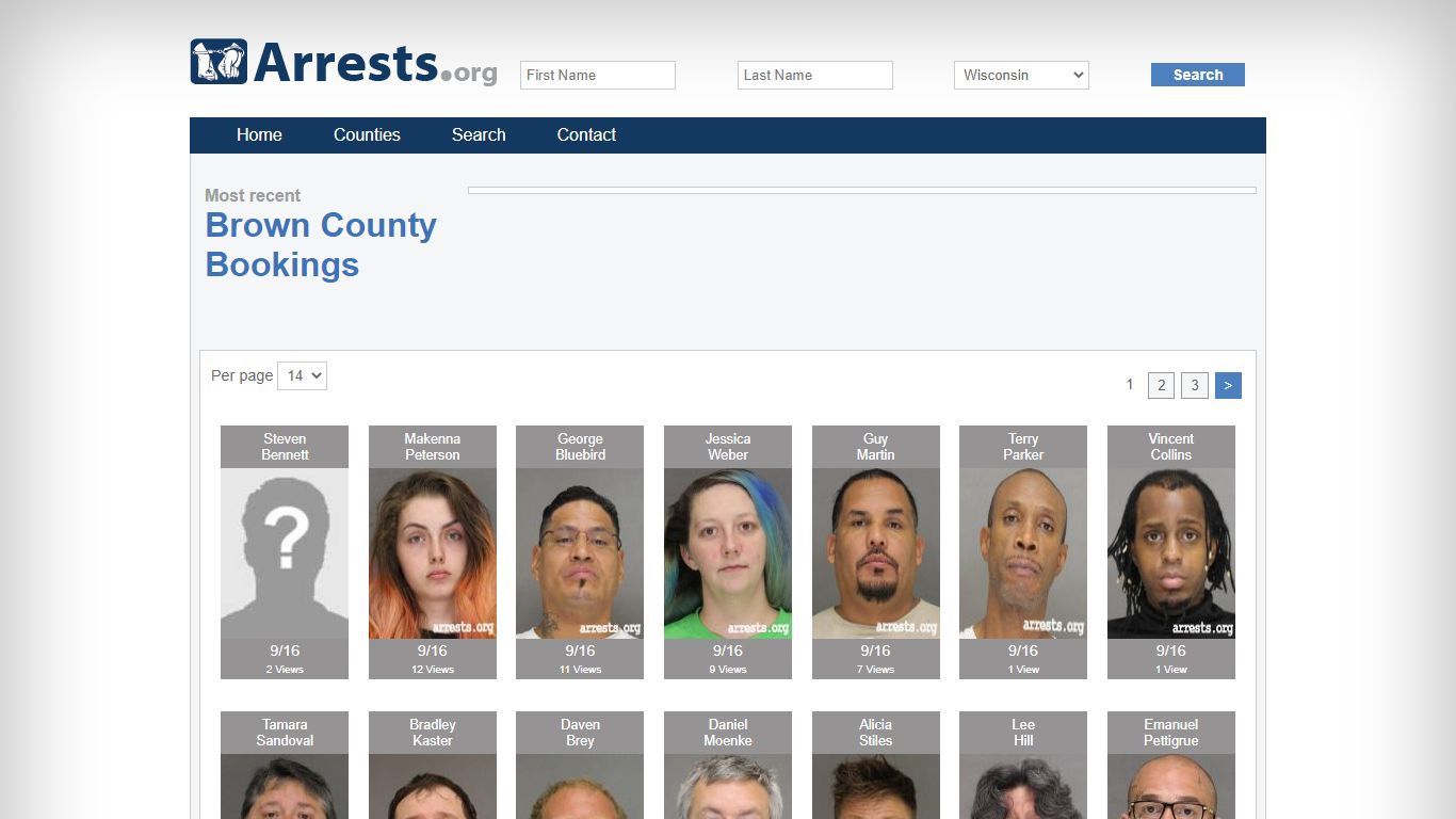 Brown County Arrests and Inmate Search